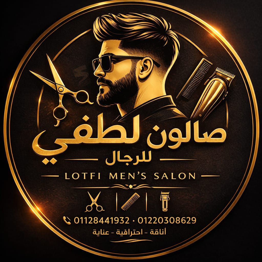 مظهرك هو سر ثقتك.. صالون لطفي للرجال في انتظارك! 💈✂️🔥